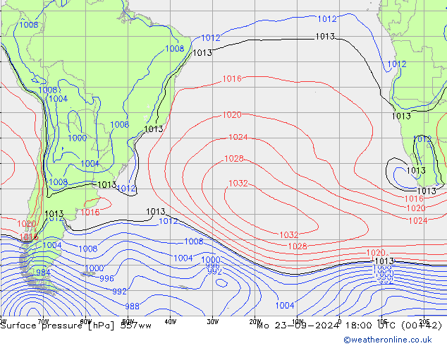 pressão do solo 557ww Seg 23.09.2024 18 UTC