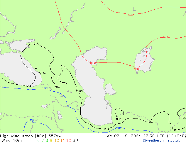 High wind areas 557ww St 02.10.2024 12 UTC