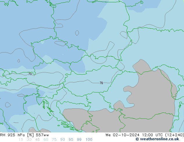 RH 925 hPa 557ww mer 02.10.2024 12 UTC