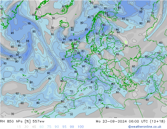 RV 850 hPa 557ww ma 23.09.2024 06 UTC