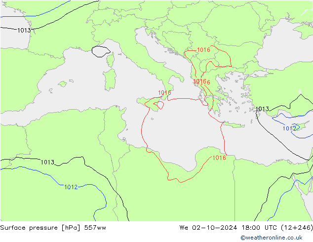 pressão do solo 557ww Qua 02.10.2024 18 UTC