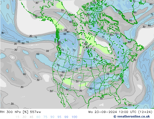 300 hPa Nispi Nem 557ww Pzt 23.09.2024 12 UTC