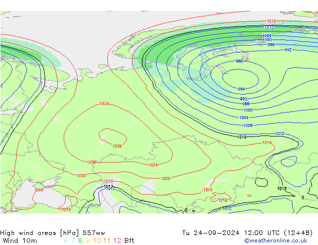 yüksek rüzgarlı alanlar 557ww Sa 24.09.2024 12 UTC