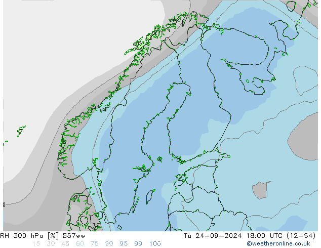 300 hPa Nispi Nem 557ww Sa 24.09.2024 18 UTC