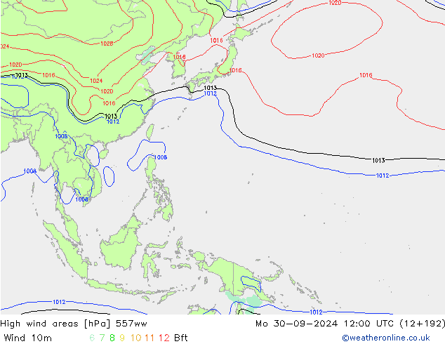 High wind areas 557ww lun 30.09.2024 12 UTC