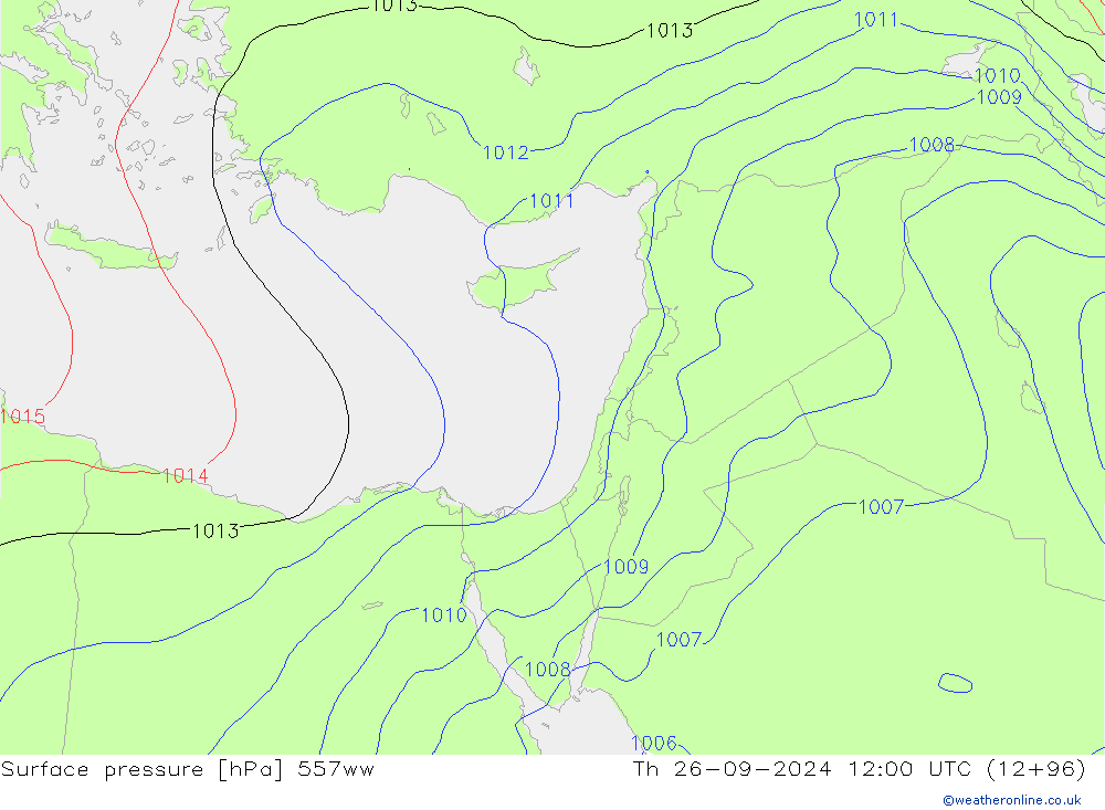 ciśnienie 557ww czw. 26.09.2024 12 UTC