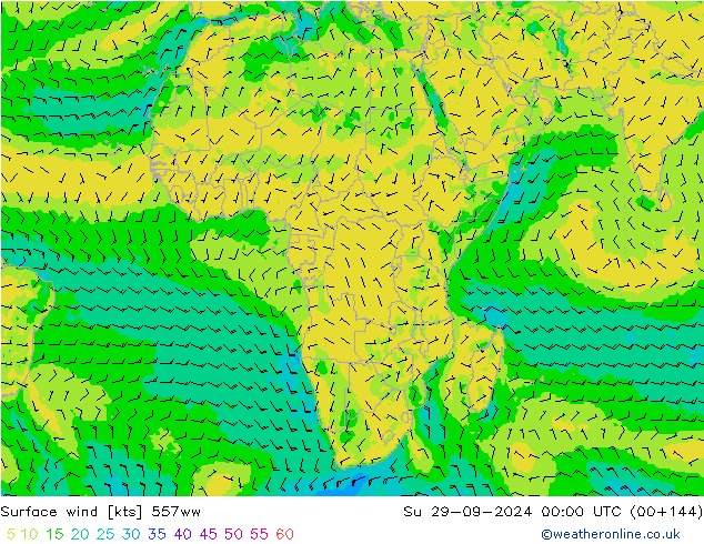 Vento 10 m 557ww dom 29.09.2024 00 UTC