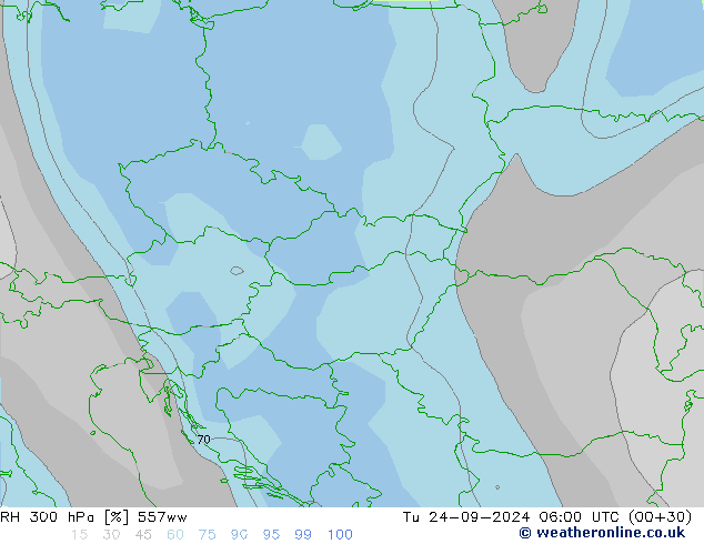 RH 300 hPa 557ww Ter 24.09.2024 06 UTC