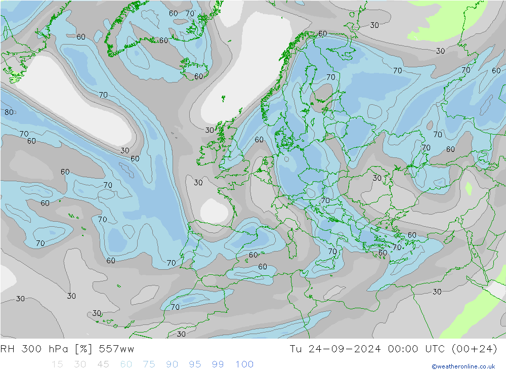 RH 300 hPa 557ww Tu 24.09.2024 00 UTC