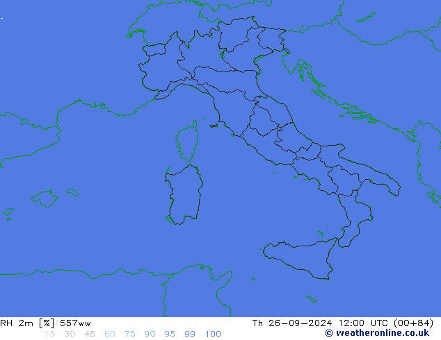 Humedad rel. 2m 557ww jue 26.09.2024 12 UTC