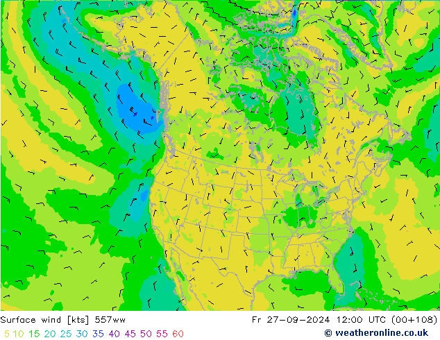 Surface wind 557ww Pá 27.09.2024 12 UTC