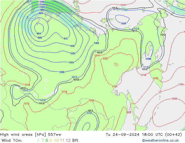 High wind areas 557ww Tu 24.09.2024 18 UTC