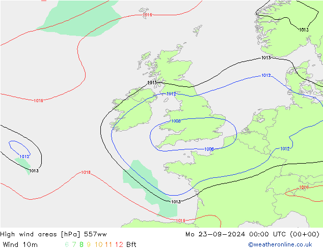 Izotacha 557ww pon. 23.09.2024 00 UTC