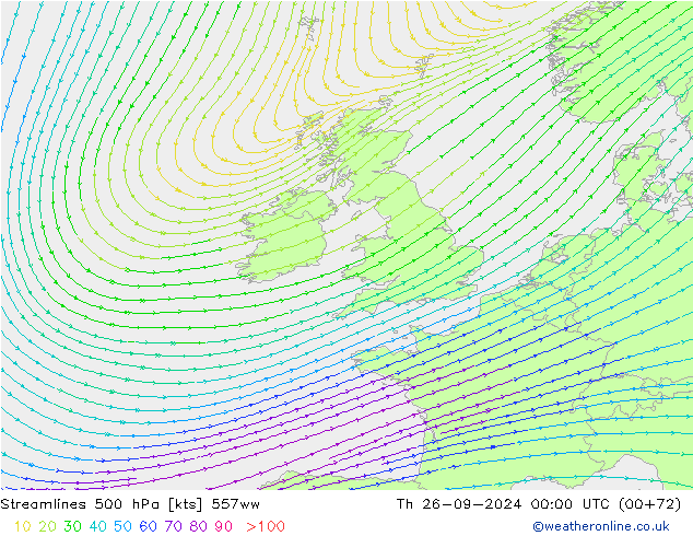 Stroomlijn 500 hPa 557ww do 26.09.2024 00 UTC