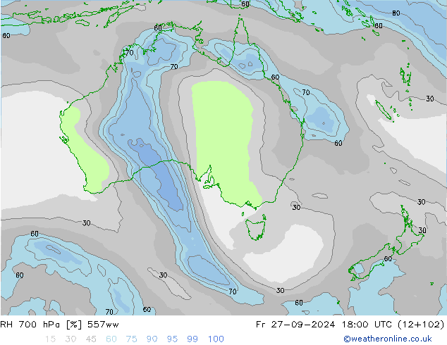 700 hPa Nispi Nem 557ww Cu 27.09.2024 18 UTC