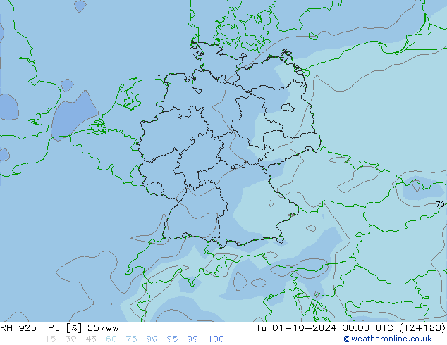 925 hPa Nispi Nem 557ww Sa 01.10.2024 00 UTC