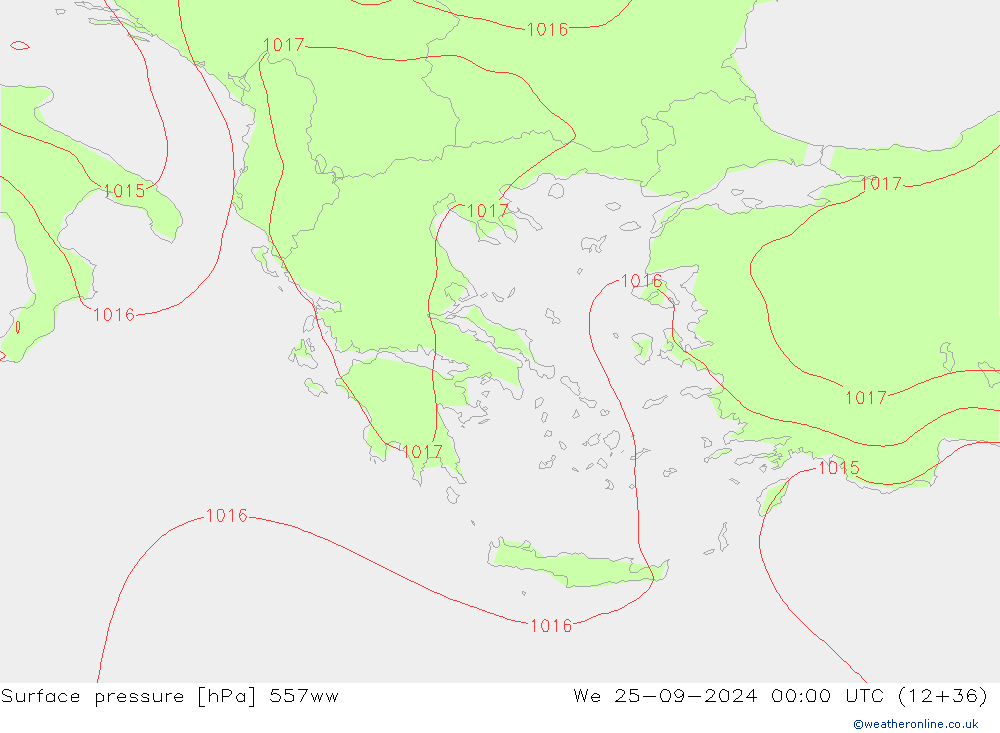 pression de l'air 557ww mer 25.09.2024 00 UTC