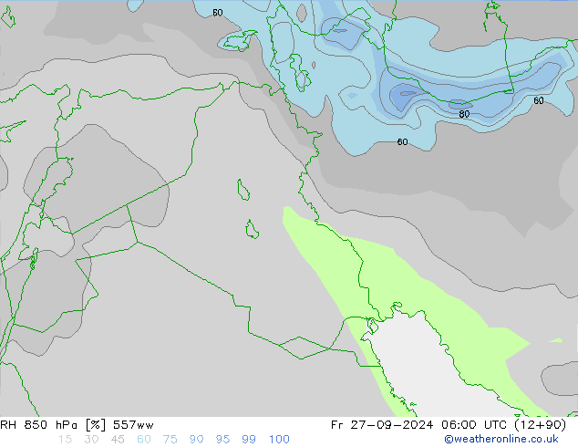 850 hPa Nispi Nem 557ww Cu 27.09.2024 06 UTC