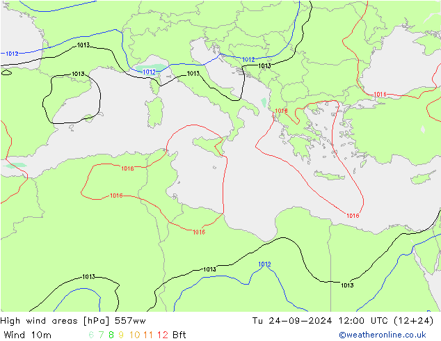 High wind areas 557ww Tu 24.09.2024 12 UTC