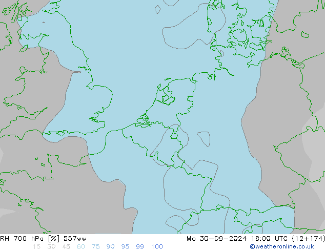 RH 700 hPa 557ww  30.09.2024 18 UTC