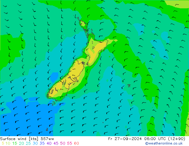 wiatr 10 m 557ww pt. 27.09.2024 06 UTC