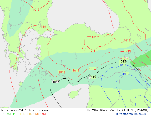 джет/приземное давление 557ww чт 26.09.2024 06 UTC