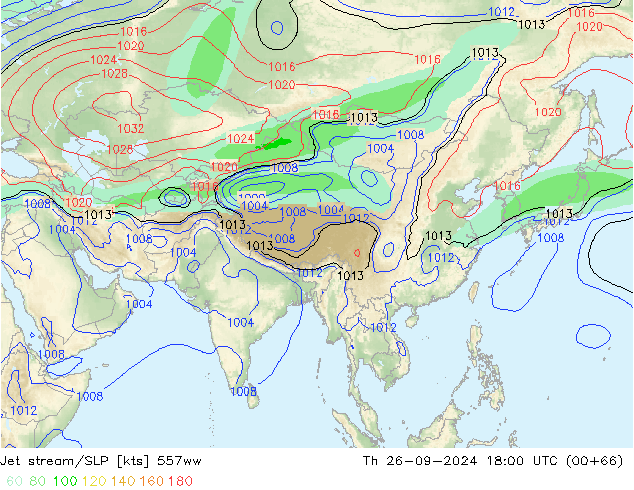 Jet Akımları/SLP 557ww Per 26.09.2024 18 UTC