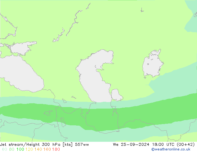 Corrente a getto 557ww mer 25.09.2024 18 UTC