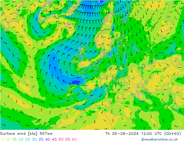 Viento 10 m 557ww jue 26.09.2024 12 UTC