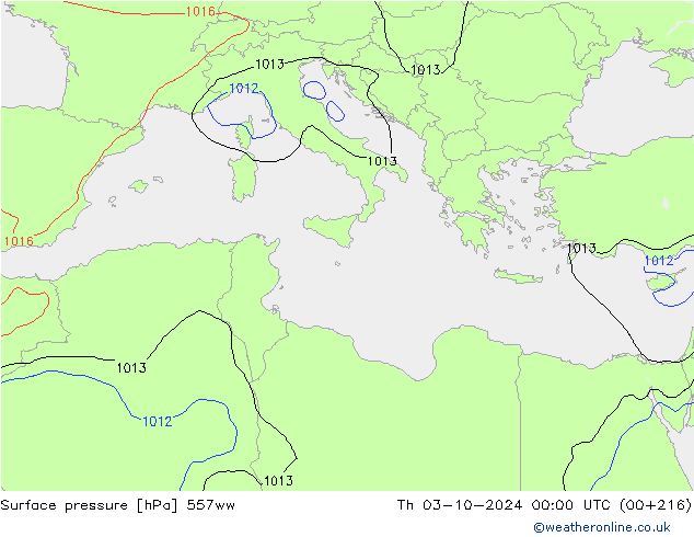 Bodendruck 557ww Do 03.10.2024 00 UTC