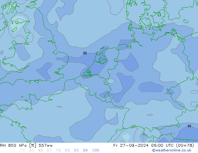 RV 850 hPa 557ww vr 27.09.2024 06 UTC