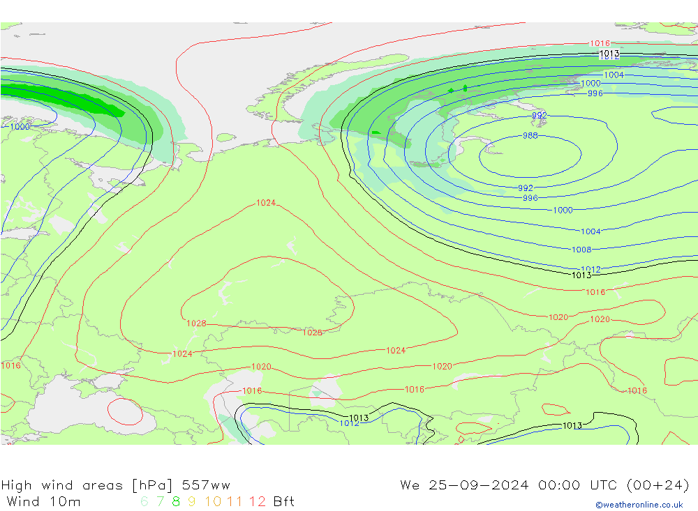 High wind areas 557ww St 25.09.2024 00 UTC