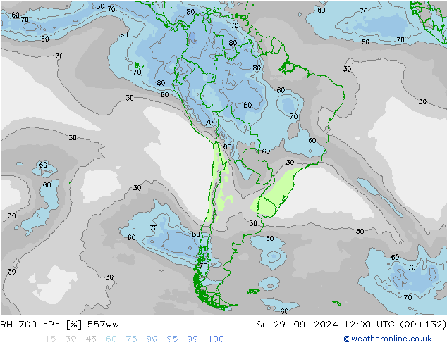 RV 700 hPa 557ww zo 29.09.2024 12 UTC