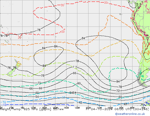 Height/Temp. 925 hPa 557ww Fr 04.10.2024 06 UTC