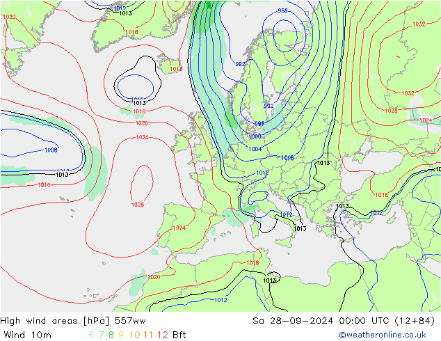 Izotacha 557ww so. 28.09.2024 00 UTC