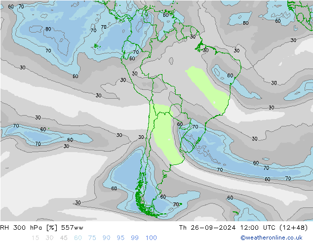 300 hPa Nispi Nem 557ww Per 26.09.2024 12 UTC