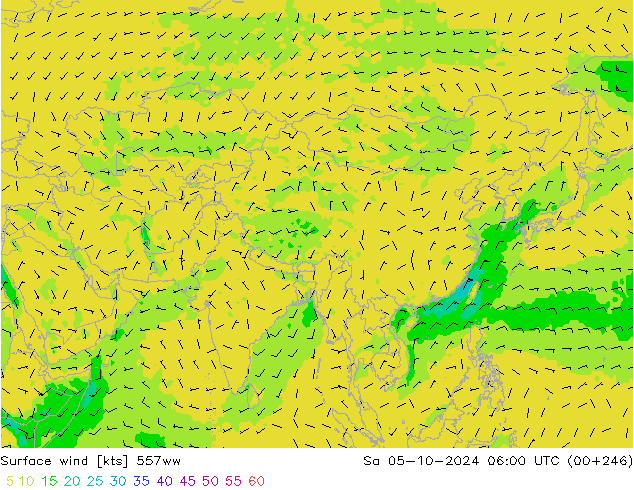 ветер 10 m 557ww сб 05.10.2024 06 UTC