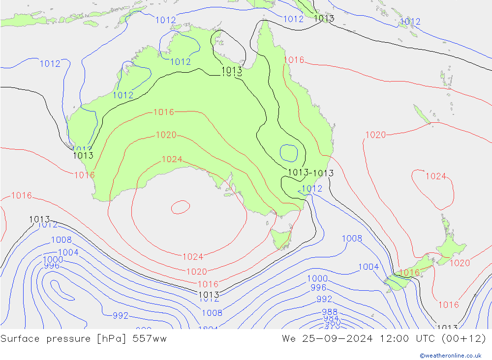 pressão do solo 557ww Qua 25.09.2024 12 UTC