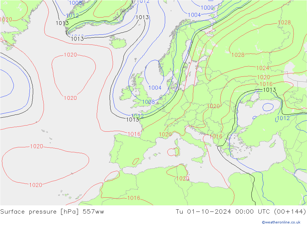 pression de l'air 557ww mar 01.10.2024 00 UTC