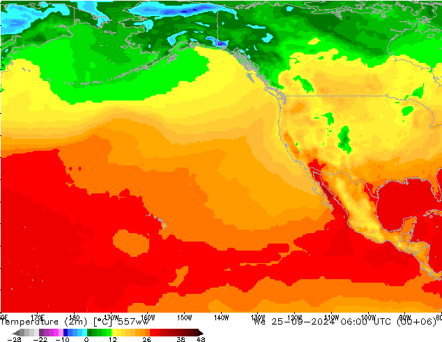 карта температуры 557ww ср 25.09.2024 06 UTC