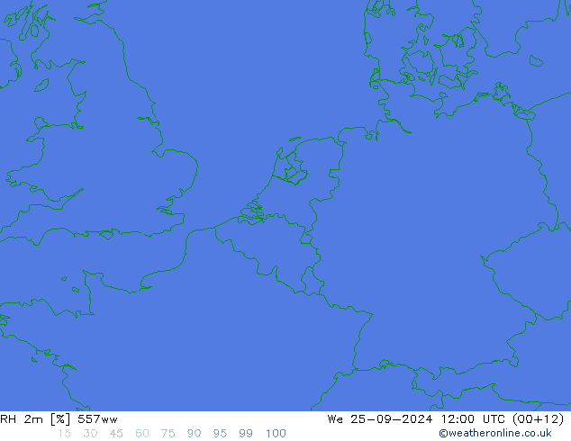 RH 2m 557ww We 25.09.2024 12 UTC