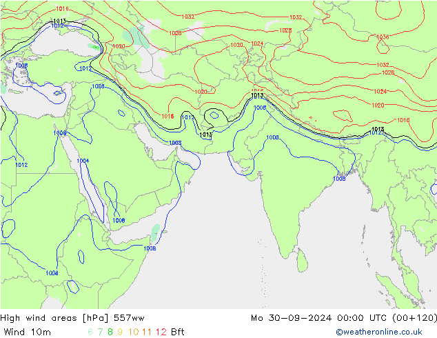 High wind areas 557ww Po 30.09.2024 00 UTC