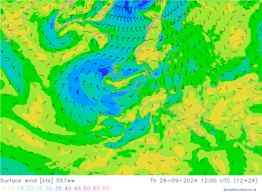 wiatr 10 m 557ww czw. 26.09.2024 12 UTC