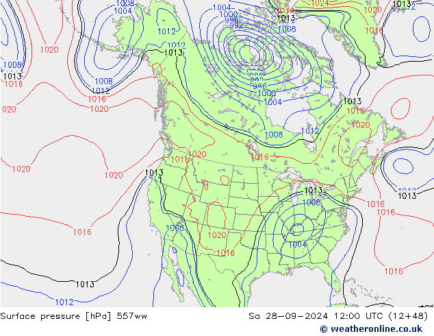 Surface pressure 557ww Sa 28.09.2024 12 UTC