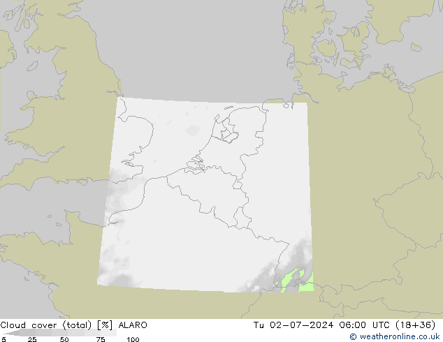 云 (总) ALARO 星期二 02.07.2024 06 UTC