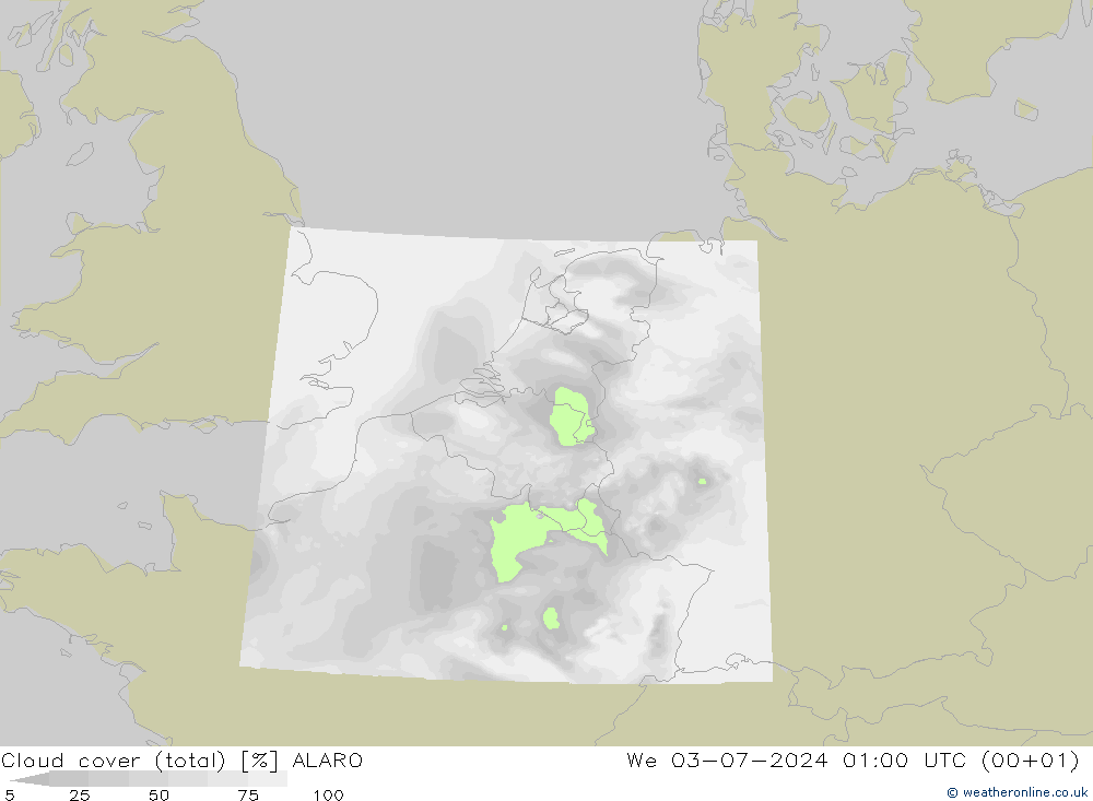 云 (总) ALARO 星期三 03.07.2024 01 UTC