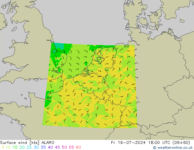 风 10 米 ALARO 星期五 19.07.2024 18 UTC