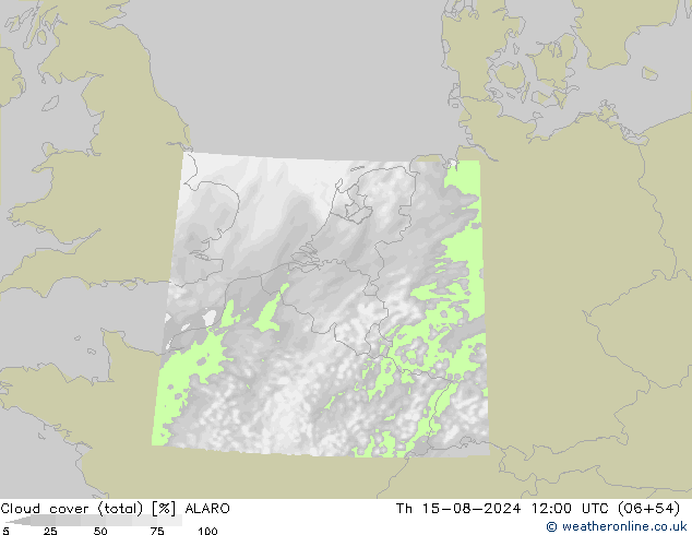 云 (总) ALARO 星期四 15.08.2024 12 UTC