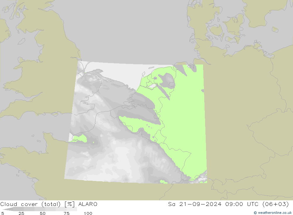 云 (总) ALARO 星期六 21.09.2024 09 UTC