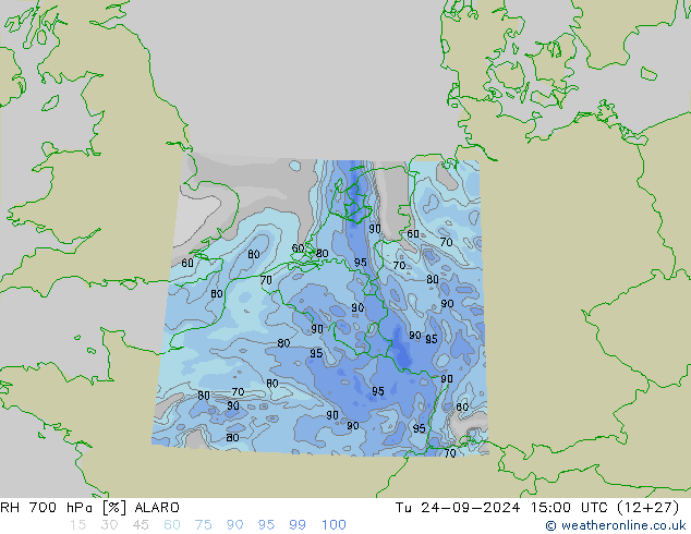 RH 700 hPa ALARO Ter 24.09.2024 15 UTC